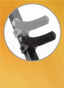 Hercules Alto or Tenor Stand with Flute/Clarinet Peg & Bag - DS532BB - Poppa's Music 