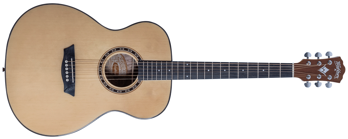 Washburn Apprentice Series F5 Folk Style Acoustic Guitar - AF5K-A - Premium Acoustic Guitar from Washburn - Just $319! Shop now at Poppa's Music