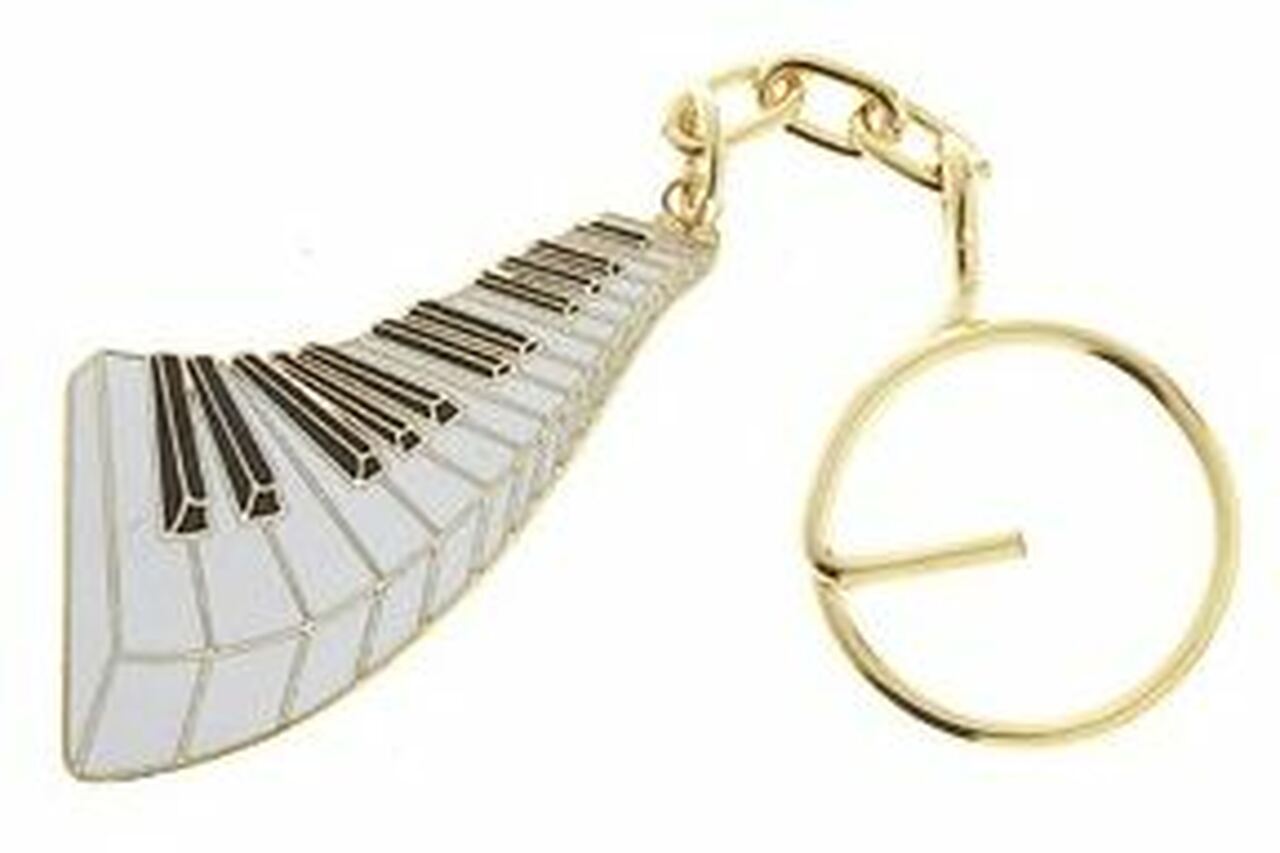 AIM GIFTS Floating Keyboard Keychain - K94 - Premium keychain from AIM GIFTS - Just $7! Shop now at Poppa's Music
