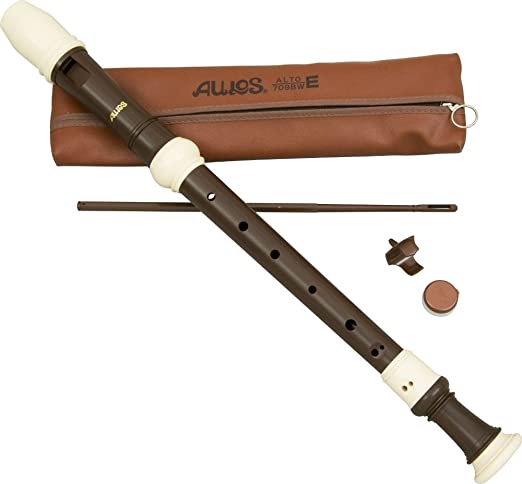 Aulos Alto Curved Wind Way Recorder - A309A - Poppa's Music 