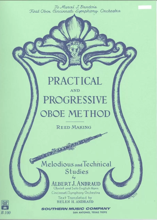Practical and Progressive Oboe Method by Albert J. Andraud - B100 - Poppa's Music 