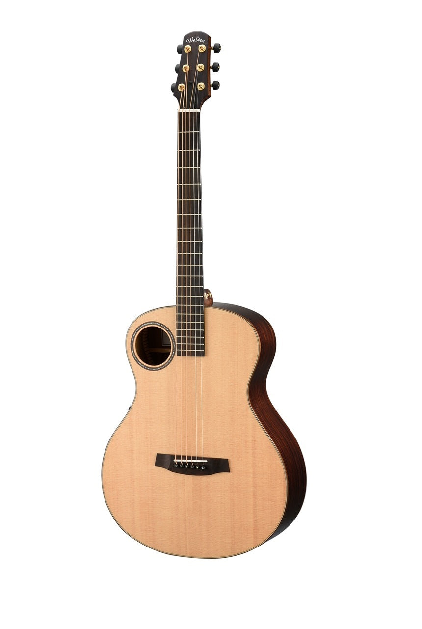 Walden B1E Baritone Grand Auditorium Acoustic Guitar - Premium Baritone Guitar from Walden - Just $999! Shop now at Poppa's Music