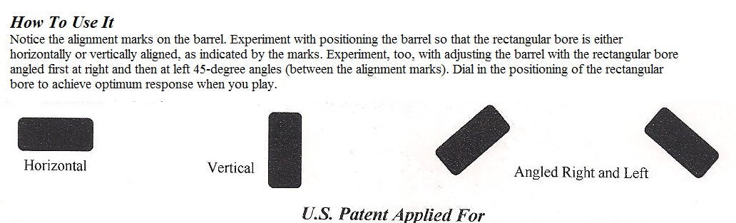 Rovner Rectangular Bore Clarinet Barrel - Poppa's Music 