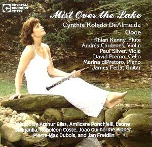 CD: MIST OVER THE LAKE - CYNTHIA KOLEDO  DE ALMEIDA - OBOE -  CRYSTAL CD 729 - Poppa's Music 