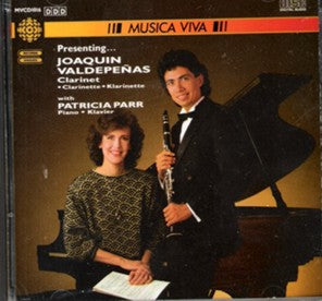 CD Presenting Joaquin Valdepenas - Clarinet Music - Poppa's Music 