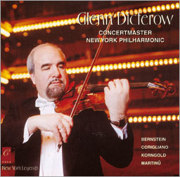 CD Glenn Dicterow, Concertmaster, New York Philharmonic - Poppa's Music 