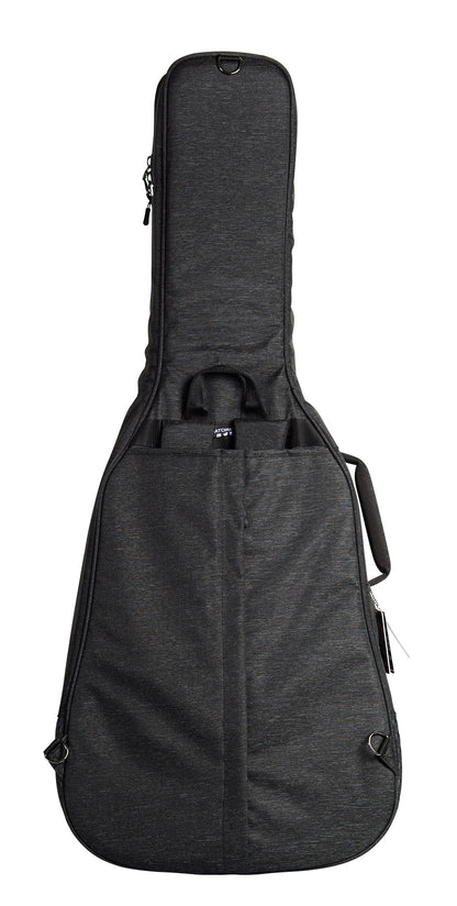 Gator Transit Series Acoustic Guitar Gig Bag with Charcoal Exterior - GT-ACOUSTIC-BLK - Poppa's Music 