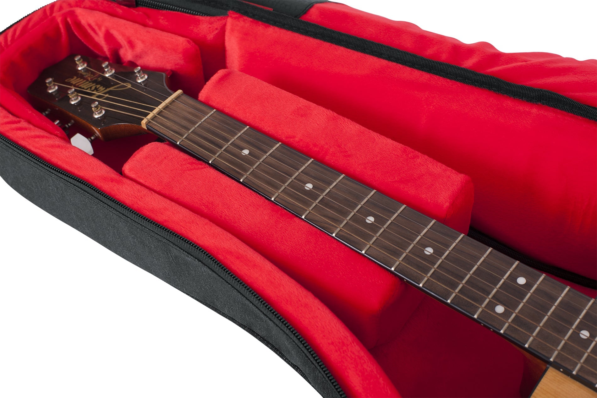 Gator Transit Series Acoustic Guitar Gig Bag with Charcoal Exterior - GT-ACOUSTIC-BLK - Premium Guitar Gig Bag from Gator - Just $129.99! Shop now at Poppa's Music