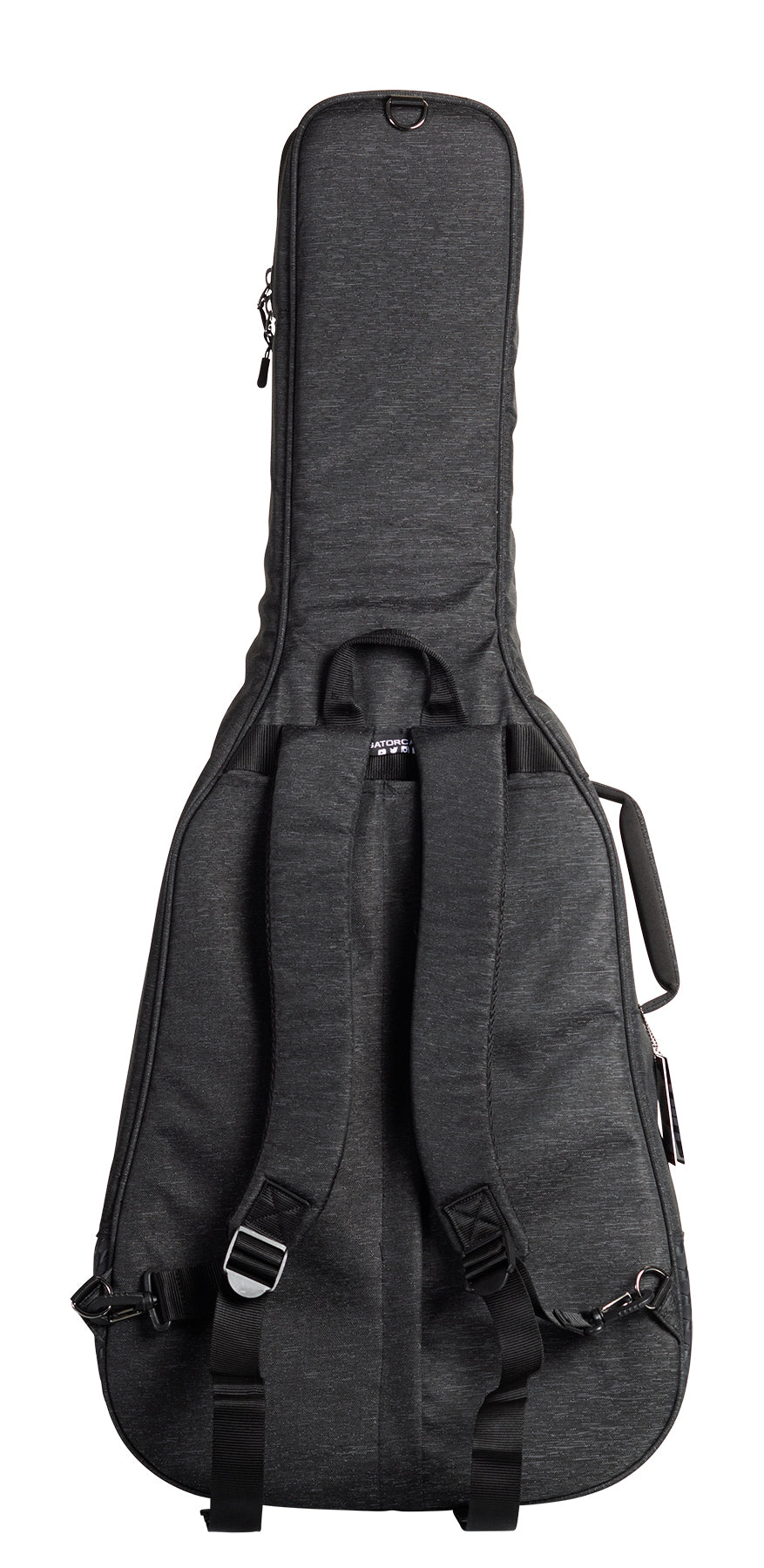 Gator Transit Series Acoustic Guitar Gig Bag with Charcoal Exterior - GT-ACOUSTIC-BLK - Premium Guitar Gig Bag from Gator - Just $129.99! Shop now at Poppa's Music