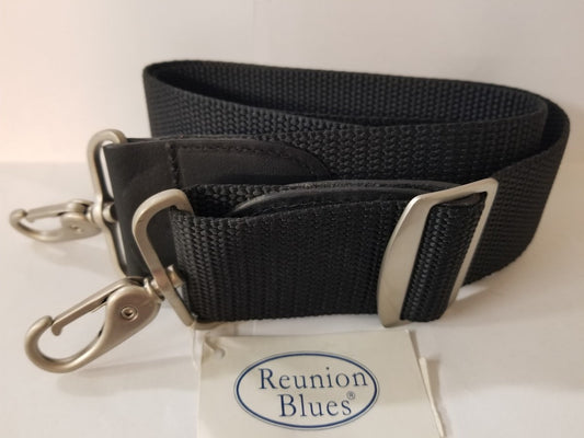 Reunion Blue Black Cordura Replacement Case Shoulder Strap - Poppa's Music 