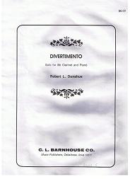 Divertimento -Solo for Bb Clarinet by: Robert Donahue - Poppa's Music 