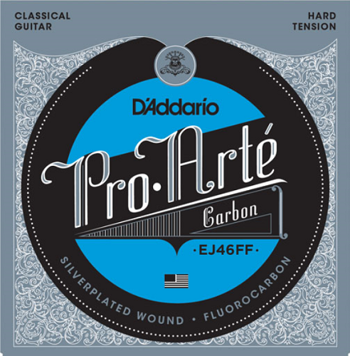 D'Addario Pro-Arte Carbon, Dynacore Basses, Hard Tension Classical Guitar Strings - EJ46FF - Poppa's Music 