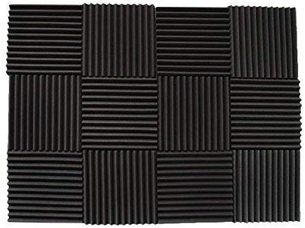 ACOUSTIC PANELS  STUDIO FOAM 1" X 12" X 12" - Poppa's Music 