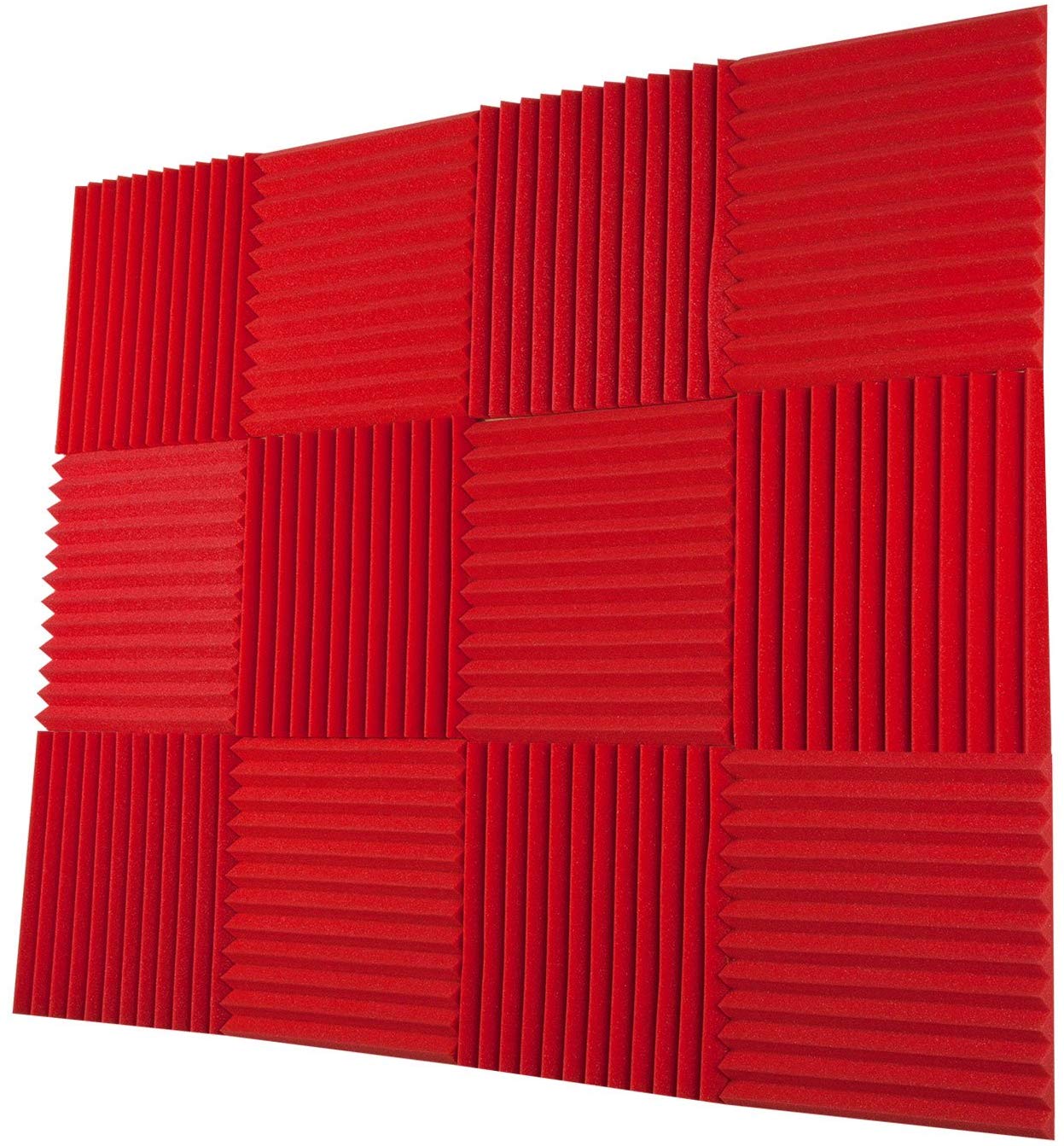 ACOUSTIC PANELS  STUDIO FOAM 1" X 12" X 12" - Poppa's Music 