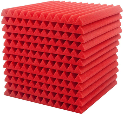 ACOUSTIC PANELS  STUDIO FOAM 1" X 12" X 12" - Poppa's Music 