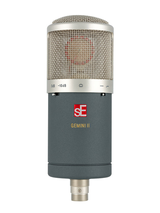 Dual Tube Cardioid Condenser Microphone with Shockmount and Case - Poppa's Music 