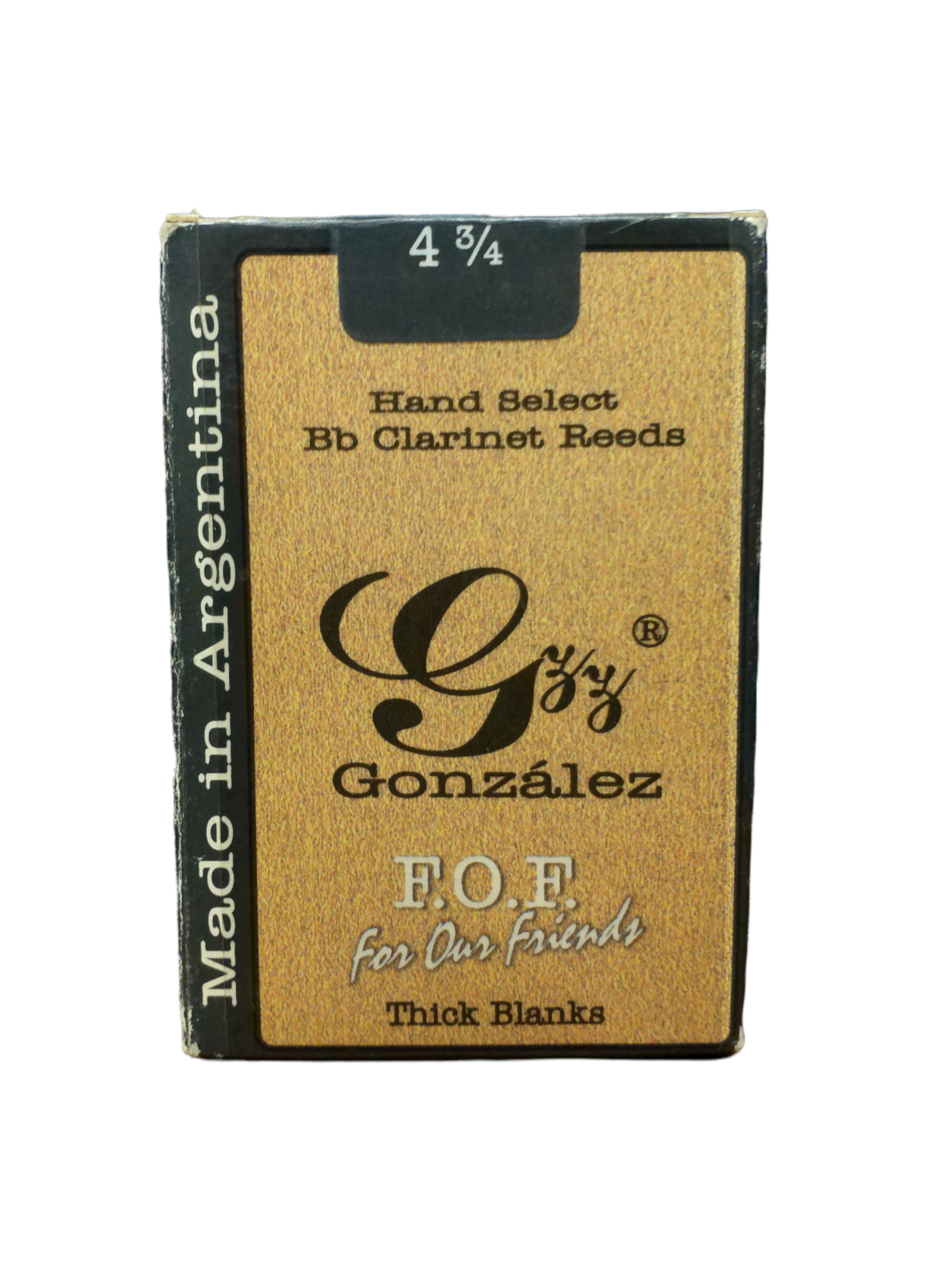 Gonzalez Bb Clarinet FOF Reeds - Vintage 1998 Harvest - Poppa's Music 