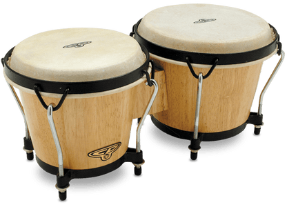 Latin Percussion CP Traditional Bongos Natural Finish - CP221-AW - Poppa's Music 