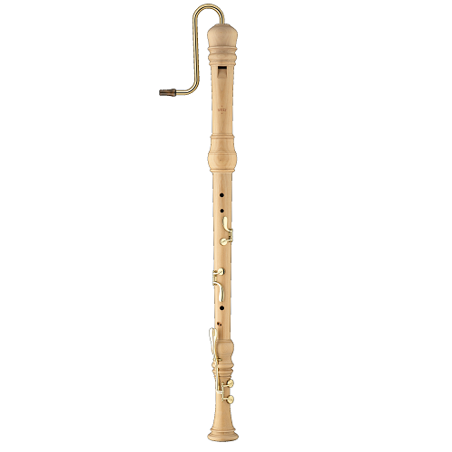 Moeck Rottenburgh Maple Bass Recorder W/ Double Holes - 4520 - Poppa's Music 