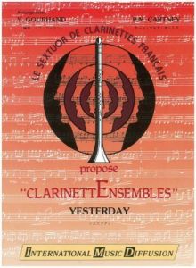 YESTERDAY - CLARINET ENSEMBLES No.1 - GOURHAND Y. - Poppa's Music 