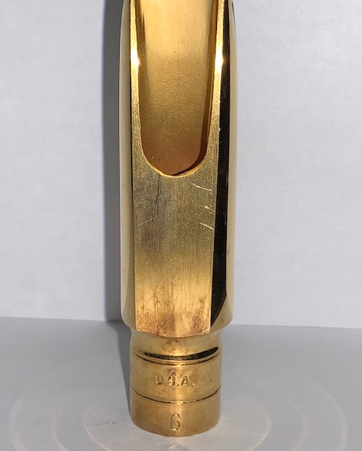 Otto Link Gold Plated Alto Sax Mouthpiece - B-Stock - Premium Alto Saxophone Mouthpiece from Link - Just $205! Shop now at Poppa's Music
