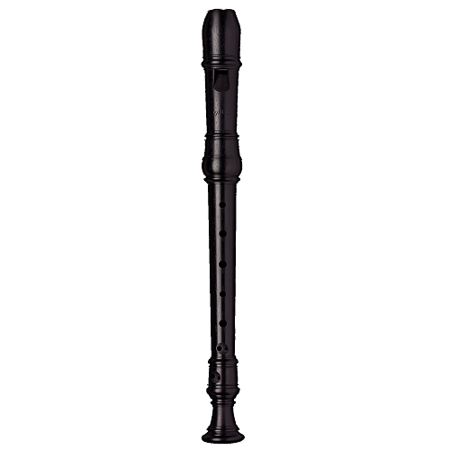 Moeck Rottenburgh Ebony Double HOLE, Curved Windway Soprano Recorder - 4207 - Poppa's Music 