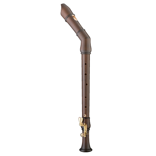 Moeck Flauto Rondo Stained Maple Tenor Recorder W/ Double Keys - 2441 - Poppa's Music 