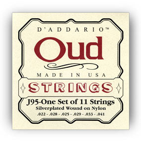 D'addario Oud 11 String Set - J95 - Premium Oud Strings from D'addario - Just $11.50! Shop now at Poppa's Music
