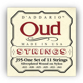 D'addario Oud 11 String Set - J95 - Poppa's Music 