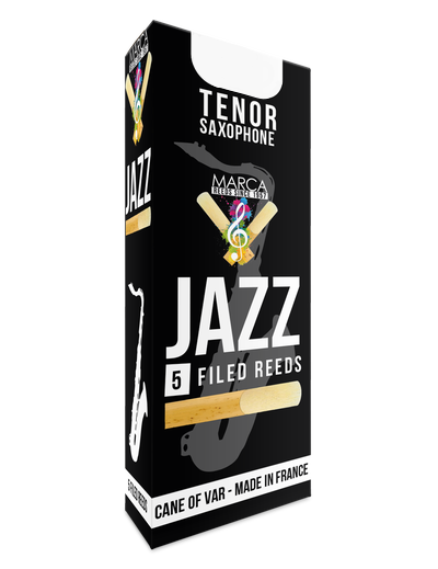 Marca JaZZ Filed Tenor Sax Reeds - 5 Per Box - Poppa's Music 