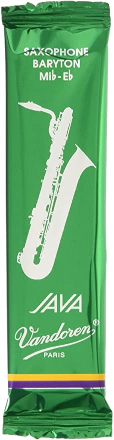 Vandoren Java Green Baritone Sax Reed - 5 Per Box - Poppa's Music 
