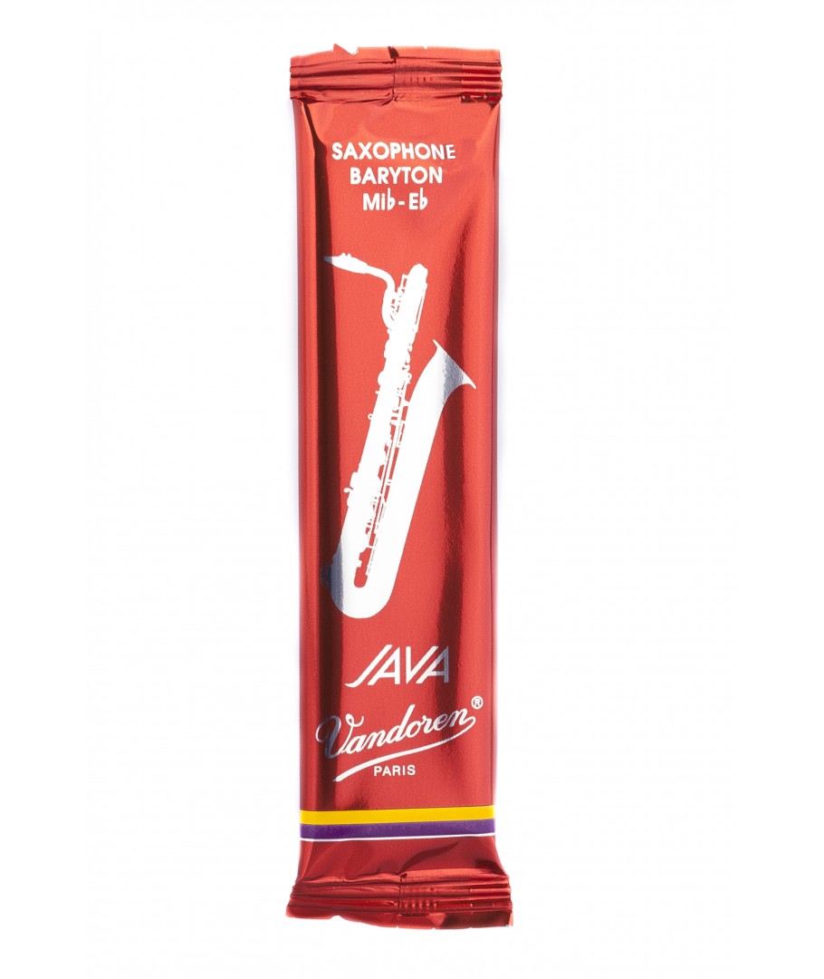 Vandoren Java Red Baritone Saxophone Reeds - 5 Per Box - Poppa's Music 