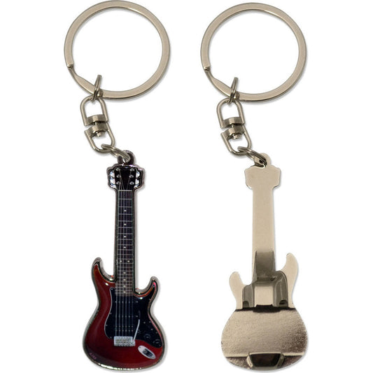 AIM GIFTS Bottle Opener Electric Guitar Keychain - K669 - Poppa's Music 