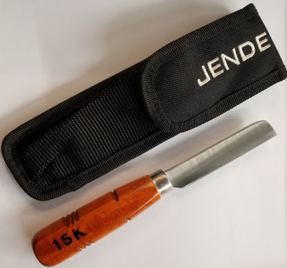 Jende 15K Double Hollow Ground Reed Knife - Poppa's Music 