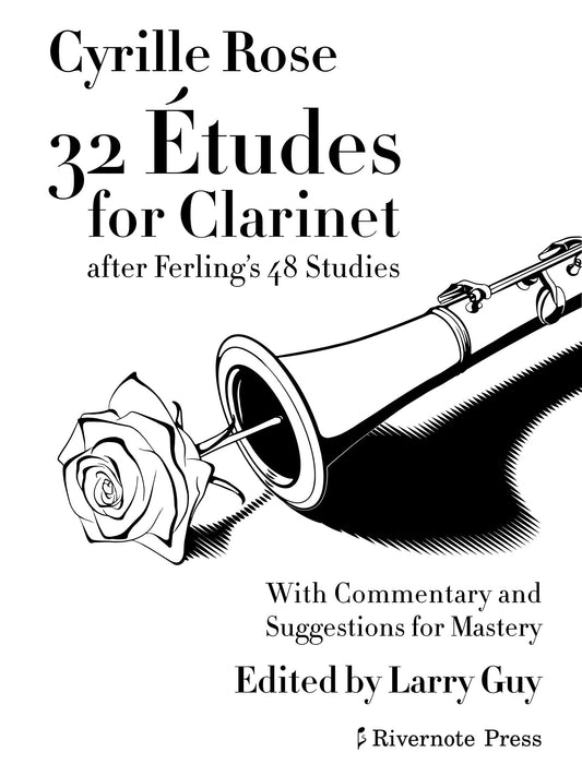 Rose 32 Etudes for Clarinet - RIV8 - Poppa's Music 