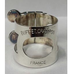 Buffet Bb Clarinet Silver Plated 2 Screw Ligature - Premium Bb Clarinet Ligature from Buffet - Just $29.50! Shop now at Poppa's Music