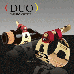 BG Duo Ligature Bb Clarinet & Alto Sax  Hard Rubber Mouthpieces - Poppa's Music 