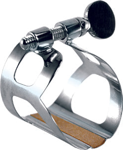 BG France Tradition Silver Plated Bass Clarinet Ligature - L90 - Poppa's Music 