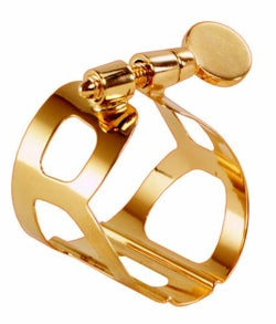BG France Tradition Gold Plated Alto Sax Ligature - L11 - Poppa's Music 