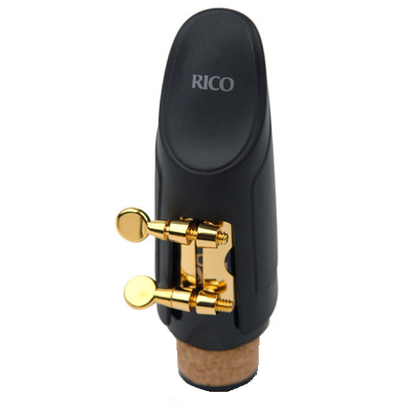 Rico Gold Plated Bb Clarinet H-Ligature & Plastic Cap - HCL1G - Poppa's Music 