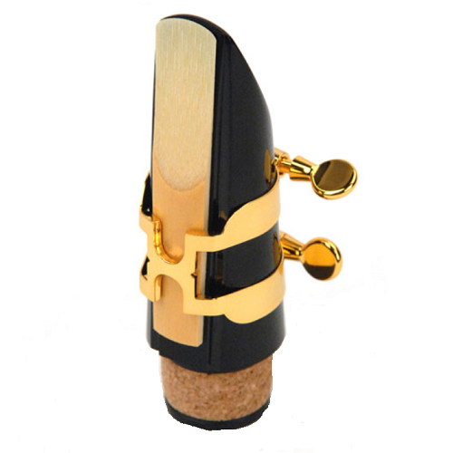 Rico Gold Plated Bb Clarinet H-Ligature & Plastic Cap - HCL1G - Poppa's Music 