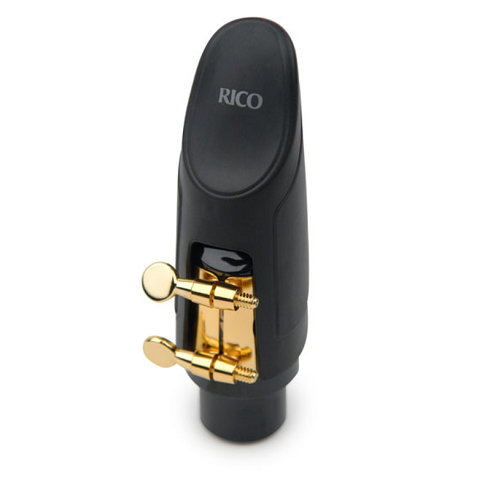 Rico Gold Plated Alto Saxophone H-Ligature & Plastic Cap - HAS1G - Poppa's Music 