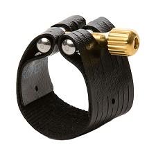 Rovner Dark Soprano Sax Ligature & Cap for Metal Mouthpieces - B-Stock - Poppa's Music 