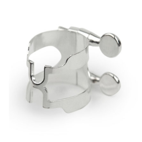 Rico Silver Plated Eb Clarinet H-Ligature & Cap - HEC1S - Poppa's Music 