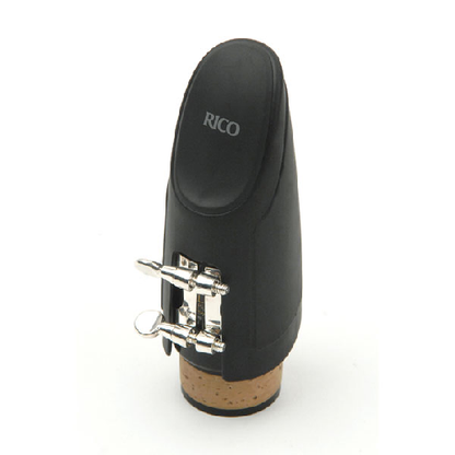 Rico Silver Plated Bass Clarinet H-Ligature & Cap for Selmer-Style Mouthpieces - HBC1S - Poppa's Music 
