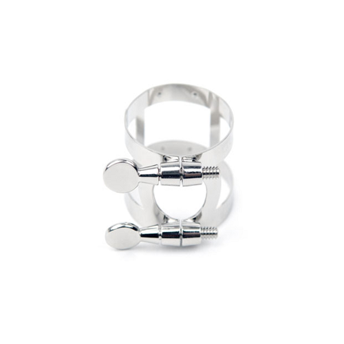 Rico Alto Sax Nickel Plated Ligature- RAS1LN - Poppa's Music 