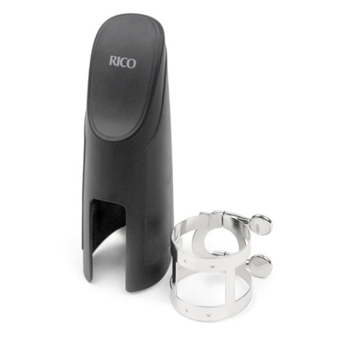 Rico Baritone Sax Nickel Plated Ligature with Cap - RBS1N - Poppa's Music 