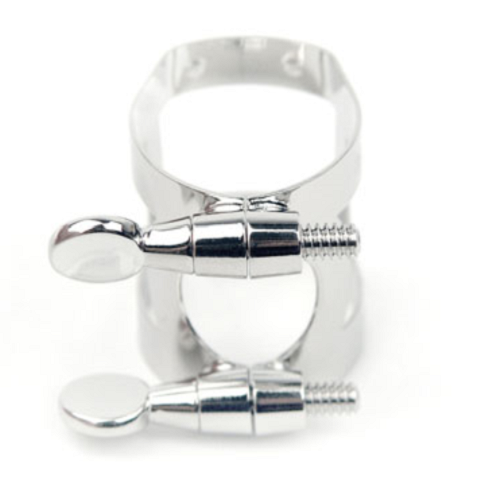 Rico Soprano Saxophone Nickel Plated Ligature- RSS1LN - Poppa's Music 