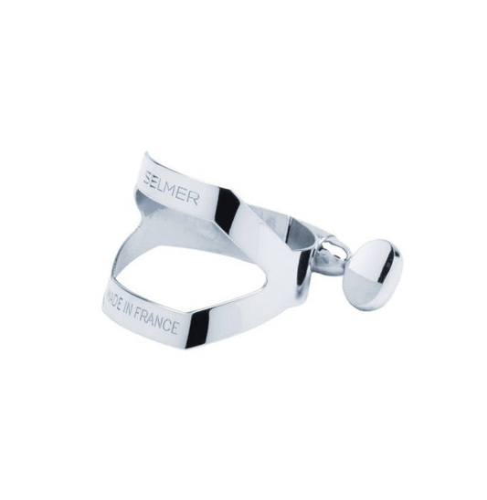 Selmer Paris Alto Sax Silver Plated Ligature - 434AS - Poppa's Music 