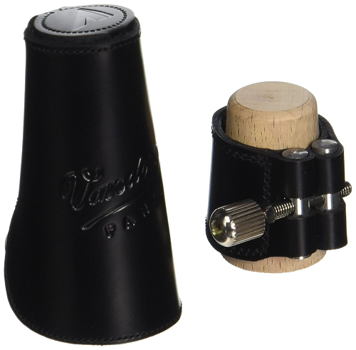 Vandoren Bb  German Clarinet Ligature & Cap Leather LC25L - Poppa's Music 